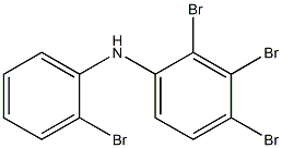 2,3,4-Tribromophenyl 2-bromophenylamine Struktur