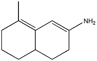 3,4,4a,5,6,7-Hexahydro-8-methylnaphthalen-2-amine Struktur