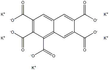 1,2,3,6,7-Naphthalenepentacarboxylic acid pentapotassium salt Struktur