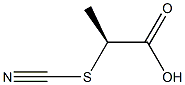 [S,(+)]-2-Thiocyanatopropionic acid Struktur