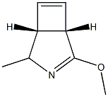 (1S,5R)-4-Methyl-2-methoxy-3-azabicyclo[3.2.0]hepta-2,6-diene Struktur