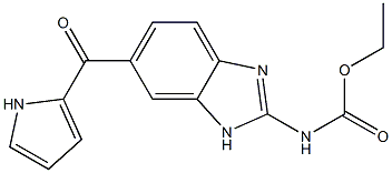 [6-(1H-Pyrrol-2-ylcarbonyl)-1H-benzimidazol-2-yl]carbamic acid ethyl ester Struktur