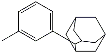 2-(3-Methylphenyl)adamantane Struktur