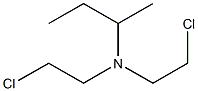 N,N-Bis(2-chloroethyl)-2-butanamine Struktur