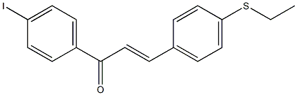 4-((Ethylthio))-4'-iodochalcone Struktur