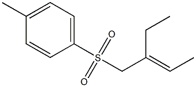 2-Ethyl-1-tosyl-2-butene Struktur