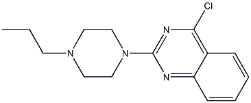 2-[4-Propyl-1-piperazinyl]-4-chloroquinazoline Struktur