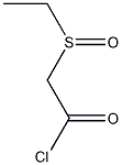 (Ethylsulfinyl)acetic acid chloride Struktur