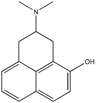 2,3-Dihydro-2-(dimethylamino)-1H-phenalen-4-ol Struktur