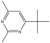 2,4-Dimethyl-6-tert-butylpyrimidine Struktur