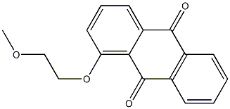 1-(2-Methoxyethoxy)anthraquinone Struktur