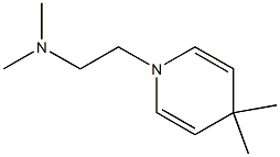 1,4-Dihydro-4,4-dimethyl-1-[2-dimethylaminoethyl]pyridine Struktur