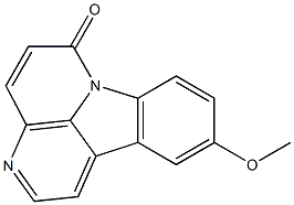 10-Methoxy-6H-indolo[3,2,1-de][1,5]naphthyridin-6-one Struktur