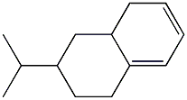 1,2,3,4,4a,5-Hexahydro-3-isopropylnaphthalene Struktur