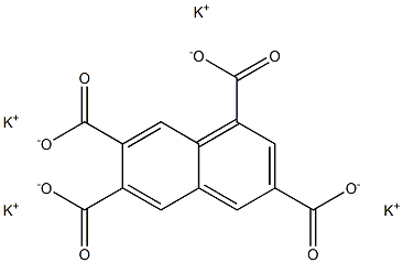 1,3,6,7-Naphthalenetetracarboxylic acid tetrapotassium salt Struktur