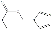 Propionic acid 1H-imidazol-1-ylmethyl ester Struktur