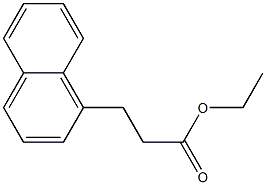 Naphthalene-1-propionic acid ethyl ester Struktur