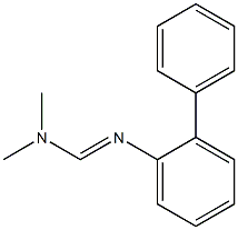 N2-(2-Phenylphenyl)-N1,N1-dimethylformamidine Struktur