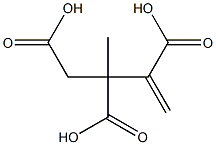 3-Butene-1,2,3-tricarboxylic acid 2-methyl ester Struktur