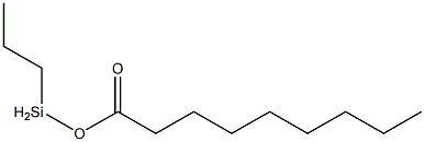 Nonanoic acid propylsilyl ester Struktur