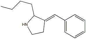 2-Butyl-3-benzylidenepyrrolidine Struktur