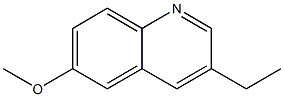 3-Ethyl-6-methoxyquinoline Struktur