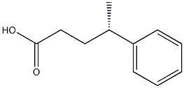 [S,(+)]-4-Phenylvaleric acid Struktur