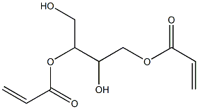 Bisacrylic acid 2-hydroxy-3-(hydroxymethyl)propane-1,3-diyl ester Struktur