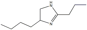 4-Butyl-2-propyl-2-imidazoline Struktur