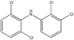 2,3-Dichlorophenyl 2,6-dichlorophenylamine Struktur