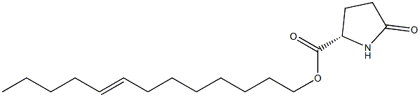 (S)-5-Oxopyrrolidine-2-carboxylic acid 8-tridecenyl ester Struktur