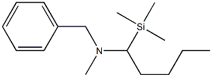 N-Benzyl-N-methyl-1-(trimethylsilyl)pentylamine Struktur