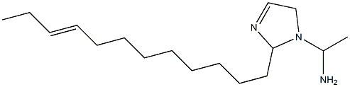 1-(1-Aminoethyl)-2-(9-dodecenyl)-3-imidazoline Struktur