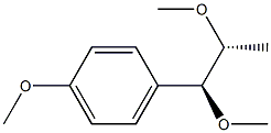 4-[(1S,2R)-1,2-Dimethoxypropyl]-1-methoxybenzene Struktur