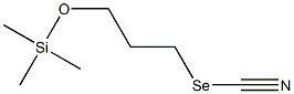 3-Trimethylsiloxypropyl selenocyanate Struktur