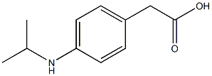 2-[p-(Isopropylamino)phenyl]acetic acid Struktur