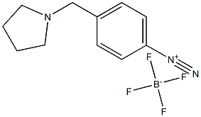 4-Pyrrolidino-monomethylbenzenediazonium tetrafluoroborate Struktur