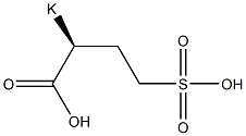 [S,(-)]-2-Potassiosulfobutyric acid Struktur