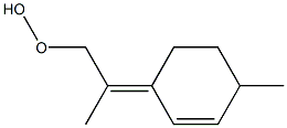 p-Mentha-2,4(8)-dien-9-yl hydroperoxide Struktur