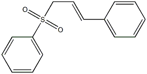 1-Phenyl-3-(phenylsulfonyl)propene Struktur