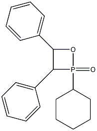 2-Cyclohexyl-3,4-diphenyl-2,2-dihydro-1,2-oxaphosphetane 2-oxide Struktur