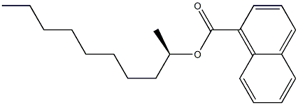 (-)-1-Naphthoic acid [(R)-1-methylnonyl] ester Struktur