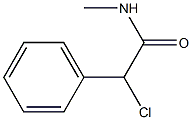 N-Methyl-2-(phenyl)-2-chloroacetamide Struktur