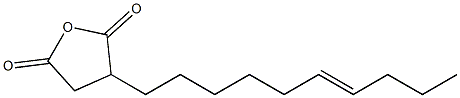 3,4-Dihydro-3-(6-decenyl)-2,5-furandione Struktur