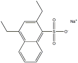 2,4-Diethyl-1-naphthalenesulfonic acid sodium salt Struktur