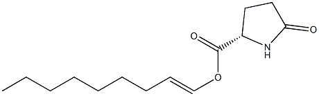 (S)-5-Oxopyrrolidine-2-carboxylic acid 1-nonenyl ester Struktur