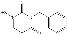 5,6-Dihydro-3-benzyl-1-hydroxy-2,4(1H,3H)-pyrimidinedione Struktur