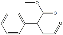 2-Phenyl-3-formylpropionic acid methyl ester Struktur