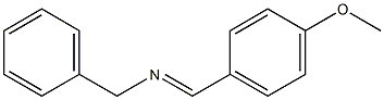 N-Benzyl-4-methoxybenzylideneamine Struktur