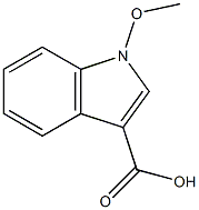 1-Methoxy-1H-indole-3-carboxylic acid Struktur